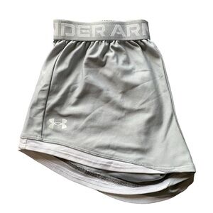 Girls Under Armour Gray Athletic Shorts Lightweight